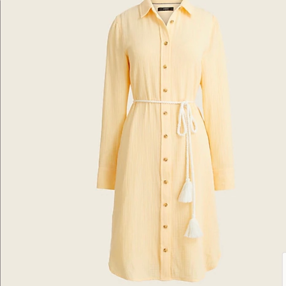 J.Crew Soft Gauze Shirtdress - size 6